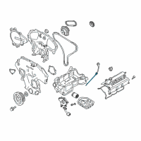 OEM 2014 Nissan Xterra Guide-Oil Level Gauge Diagram - 11150-EA20B