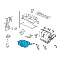 OEM 2013 Honda CR-V Pan Assembly, Oil Diagram - 11200-R5A-000