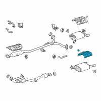 OEM Toyota Heat Shield Diagram - 58041-06010