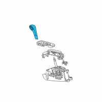 OEM Chevrolet Equinox Shift Knob Diagram - 84654639