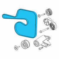 OEM 2019 Dodge Challenger Belt-SERPENTINE Diagram - 5038718AA