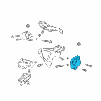 OEM 1998 Dodge Durango Insulator Engine Mount Diagram - 52022032