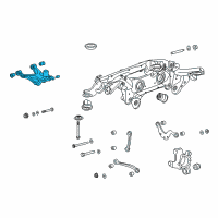 OEM 2010 GMC Acadia Lower Control Arm Diagram - 15951978