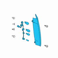 OEM Ford Combo Lamp Assembly Diagram - DT1Z-13405-F