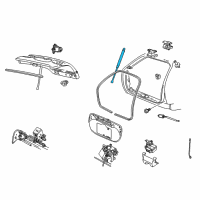 OEM 2005 Ford Taurus Support Cylinder Diagram - 5F1Z-74406A10-AB