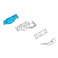 OEM Nissan Cover-Exhaust Manifold Diagram - 16590-JK20B