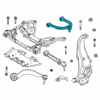 OEM 2019 BMW M850i xDrive Top Camber Correction Control Arm Diagram - 31-12-6-870-025