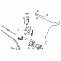 OEM 2022 Jeep Renegade Pump-Washer, Windshield Diagram - 68095288AA