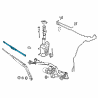 OEM 2018 Ram ProMaster City Blade-Front WIPER Diagram - 68266321AA