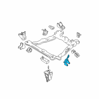 OEM 2005 Hyundai Tiburon Bracket-Roll Support, Rear Diagram - 43176-39461