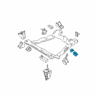 OEM 2005 Hyundai Tiburon Transaxle Mounting Bracket Assembly Diagram - 21830-2D210