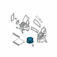 OEM Toyota Yaris Blower Motor Diagram - 87103-WB001