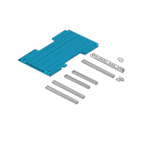 OEM 2000 Dodge Dakota Pan-Box Floor Diagram - 55257144AC