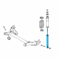 OEM 2017 Toyota Prius C Shock Diagram - 48530-52M60