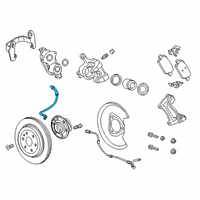 OEM 2022 Buick Envision Brake Hose Diagram - 84560589