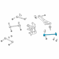 OEM Lincoln Trailing Arm Diagram - 7L1Z-5500-AA