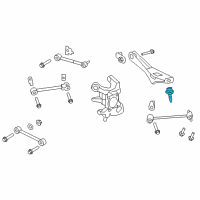 OEM 2017 Ford Expedition Lower Ball Joint Diagram - 7L1Z-3050-A