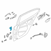 OEM 2017 Kia Cadenza Hinge Assembly-Door Upper Diagram - 79420F6000