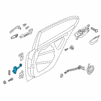 OEM 2019 Kia Cadenza Checker Assembly-Rear Door Diagram - 79480F6000