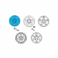 OEM 1998 Lexus GS400 Wheel, Disc Diagram - 42611-3A081