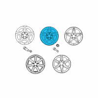 OEM 2003 Lexus GS430 Wheel, Disc Diagram - 42611-3A211