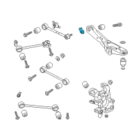 OEM Ford Rear Lower Control Arm Nut Diagram - -W711481-S900