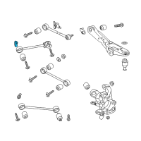 OEM Ford Trailing Arm Nut Diagram - -W711480-S441