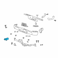 OEM 2014 Ford Flex Adapter Diagram - F4TZ-14489-M