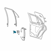 OEM Mercury Grand Marquis Window Motor Bracket Diagram - F2AZ-54233B95-B