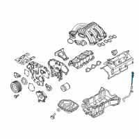 OEM Nissan Frontier Gauge-Oil Level Diagram - 11140-EA20B