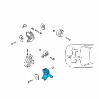 OEM 2003 Dodge Stratus Bracket-Transmission Mount Diagram - MN101074