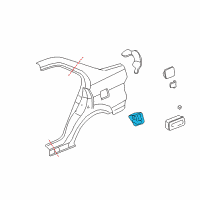 OEM 2004 Honda Civic Adapter, Fuel Cap Diagram - 63915-S5W-300ZZ