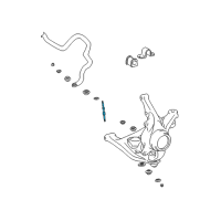 OEM 2004 Scion xB Stabilizer Link Diagram - 48819-52010