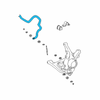 OEM Scion xB Stabilizer Bar Diagram - 48811-52060