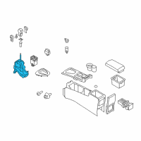 OEM 2010 Nissan Rogue Transmission Control Device Assembly Diagram - 34901-JM00D