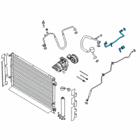 OEM 2016 Ford Mustang AC Hoses Diagram - FR3Z-19835-D