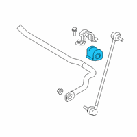 OEM Toyota Corolla Bushings Diagram - 48815-12430