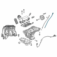 OEM 2013 Dodge Charger Indicator-Engine Oil Level Diagram - 5184662AC