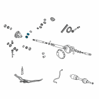 OEM Ram Dakota Bearing Kit-Drive PINION Diagram - 5072493AA