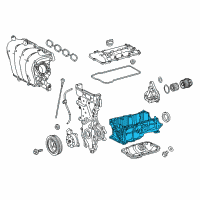 OEM 2016 Scion iM Upper Oil Pan Diagram - 11420-0T011