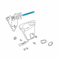 OEM 2005 Buick Rainier Belt Weatherstrip Diagram - 15033292