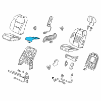 OEM 2008 Acura MDX Heater, Right Front Seat Cushion Diagram - 81134-STX-A01