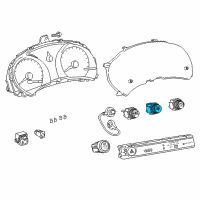 OEM Scion Dash Control Unit Diagram - 55902-21110