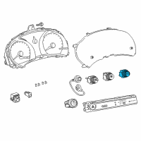 OEM Scion Dash Control Unit Diagram - 55903-21010