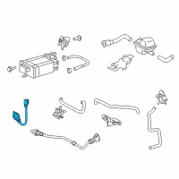 OEM 2013 Toyota Highlander Front Oxygen Sensor Diagram - 89467-0E080