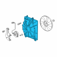 OEM 2022 Honda Odyssey Sub Shroud Diagram - 38615-5MR-A01