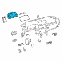 OEM 2014 Lexus LS600h Computer Sub-Assembly, Motor Diagram - 83801-50B50