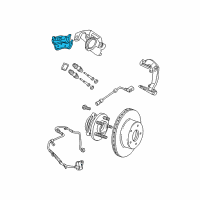 OEM 2004 Jeep Grand Cherokee *SHOEKIT-FRONTDISCBRAKE Diagram - 5093183AB