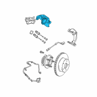 OEM 2000 Jeep Grand Cherokee Package-Disc Brake Diagram - 5093174AE