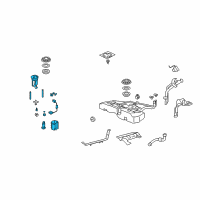 OEM 2012 Acura TSX Module Set, Fuel Pump Diagram - 17045-TA0-A00